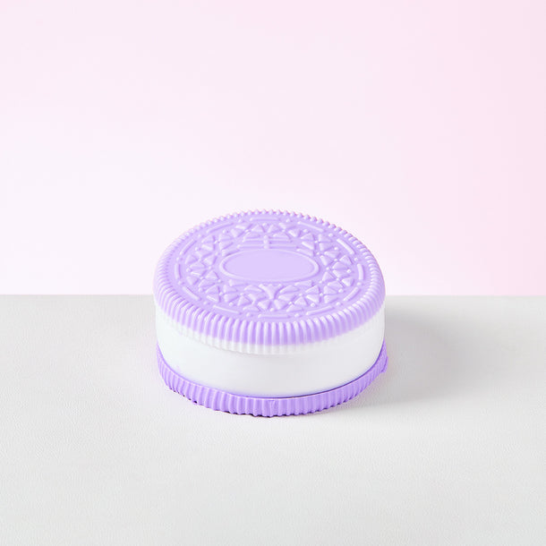 Purple-white Cookie Sandwich Sandwich Taba Squishy