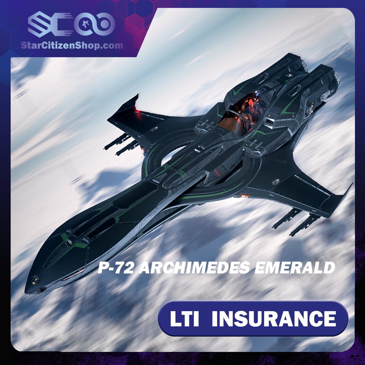 Kruger P-72 Archimedes Emerald Standalone Ship in Star Citizen