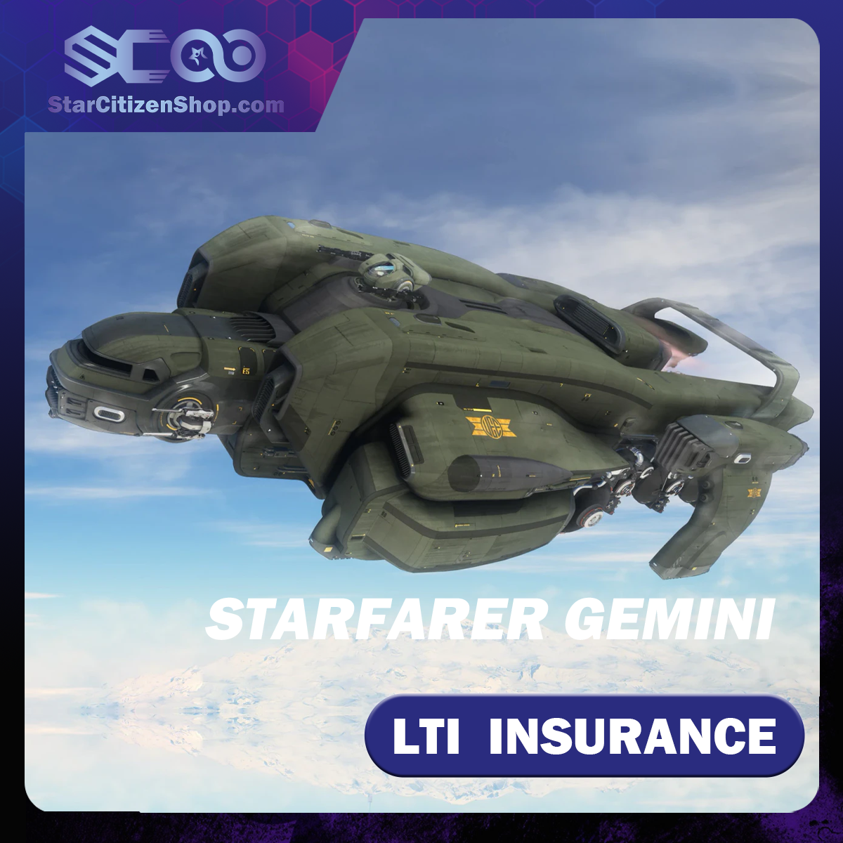 MISC Starfarer Gemini Standalone Ship in Star Citizen