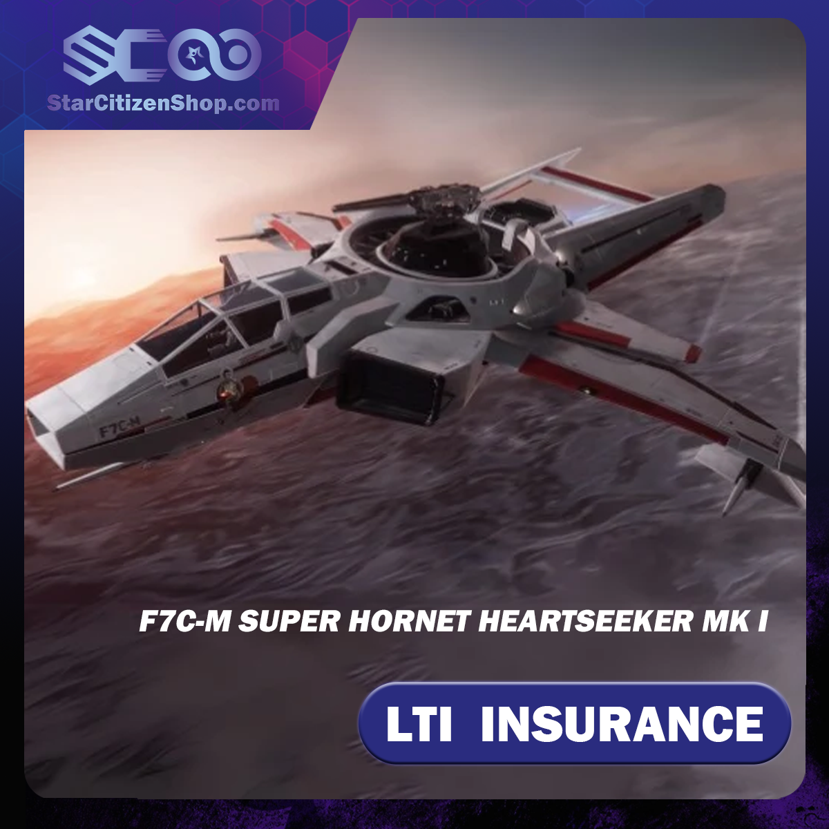 Anvil F7C-M Super Hornet Heartseeker Mk I standalone ship in Star Citizen