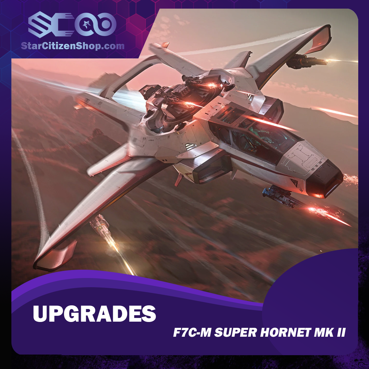Star Citizen Upgrade to F7C-M Super Hornet Mk II – Anvil Aerospace F7C-M Super Hornet Mk II CCU ship upgrade