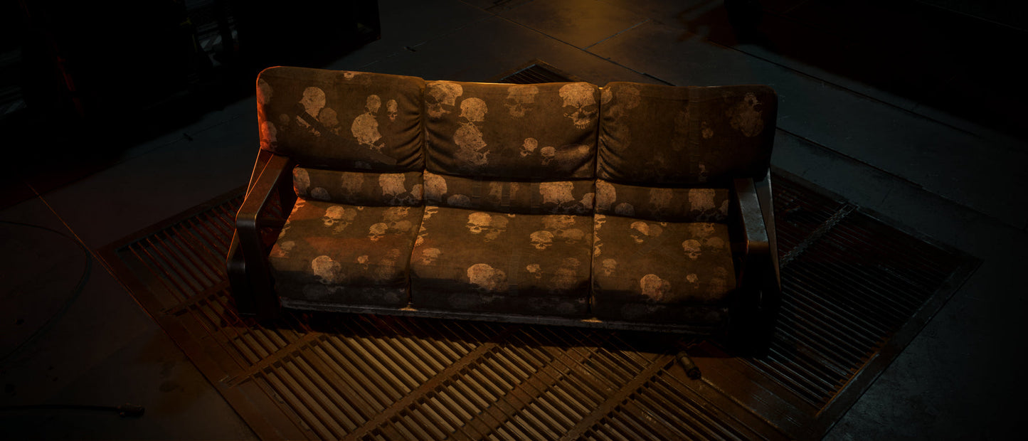 Salvaged Skull Couch