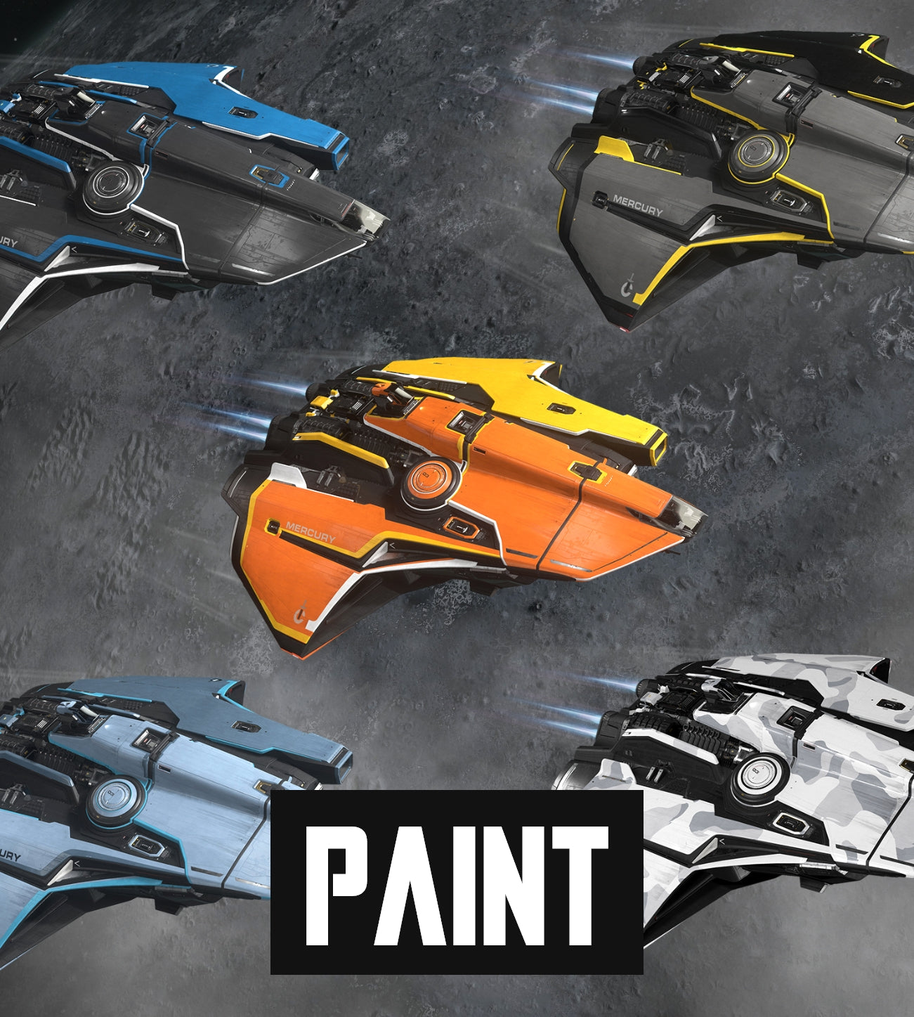 Mercury Star Runner - 5 Paint Pack