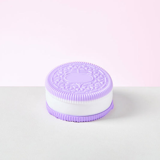 Purple-white Cookie Sandwich Sandwich Taba Squishy