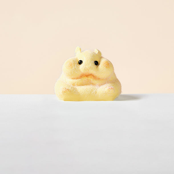 Flocked Hamster Taba Squishy