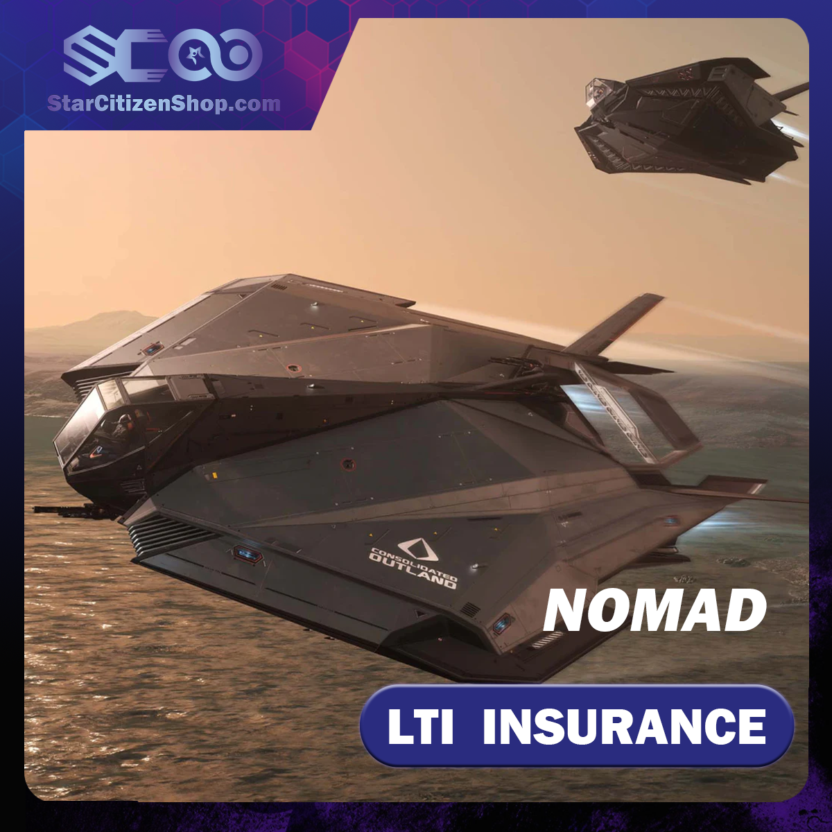 Consolidated Outland Nomad standalone ship in Star Citizen