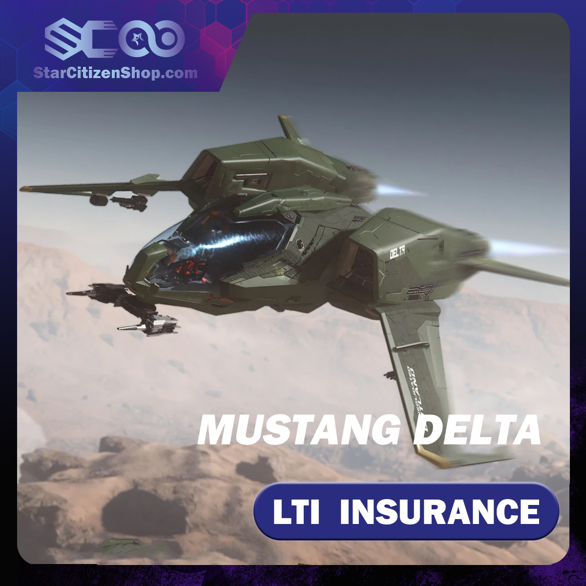 Consolidated Outland Mustang Delta standalone ship in Star Citizen