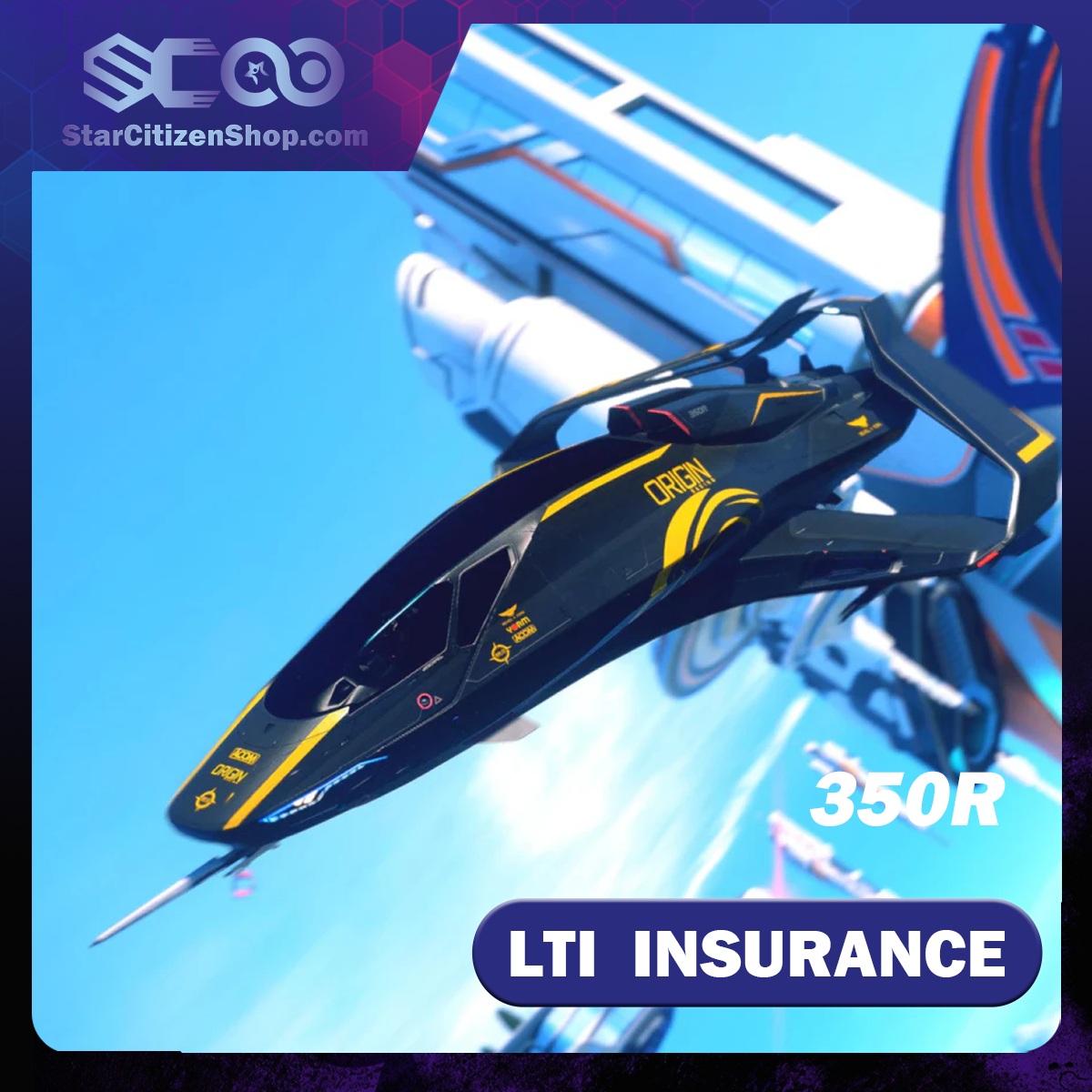 Origin 350r Standalone Ship in Star Citizen