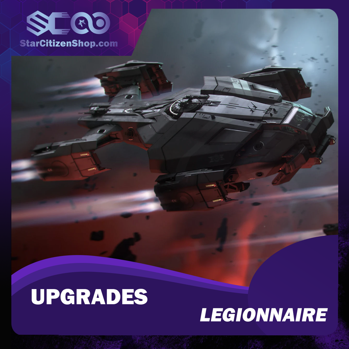 Star Citizen Upgrade to Legionnaire – Anvil Aerospace Legionnaire CCU ship upgrade

