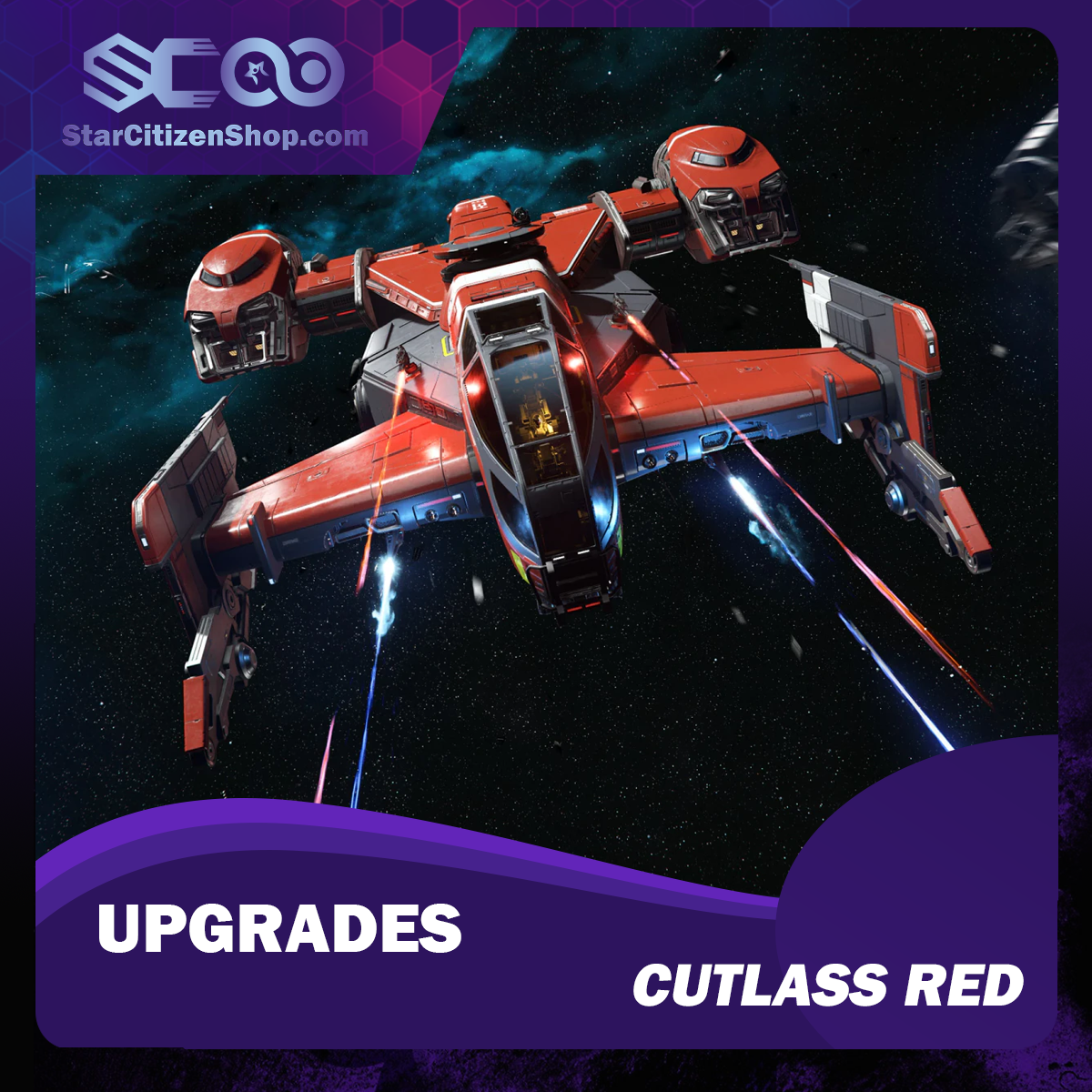 Star Citizen Upgrade to Cutlass Red – Drake Interplanetary Cutlass Red CCU ship upgrade

