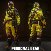 TruBarrier Hazard Suit and Mask - Hi-Vis Biohazard