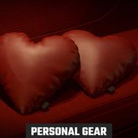 Red Heart Plushie Cushion Set