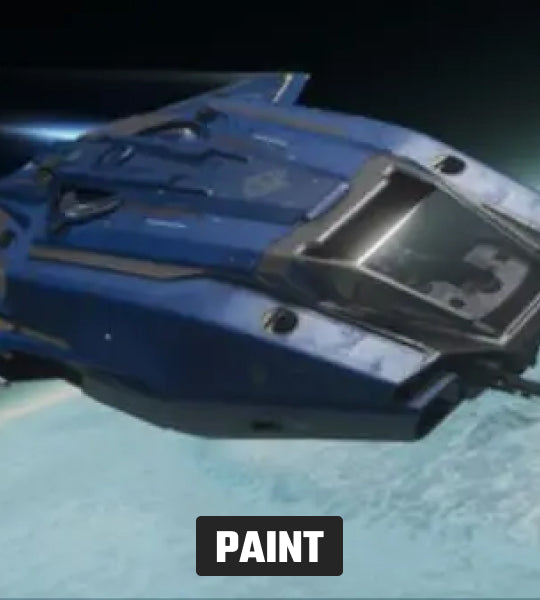 Pisces - Invictus Blue and Gold Paint