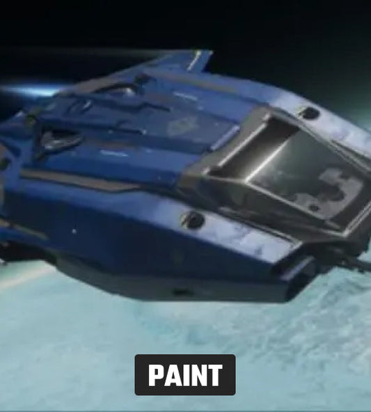 Pisces - Invictus Blue and Gold Paint