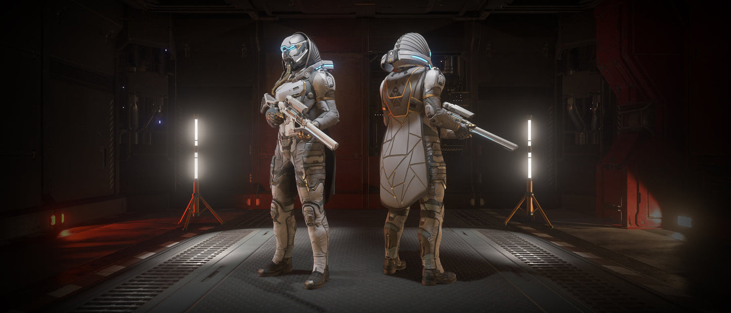 Quirinus Tech Artimex "Canuto" Armor and Sniper Rifle Set