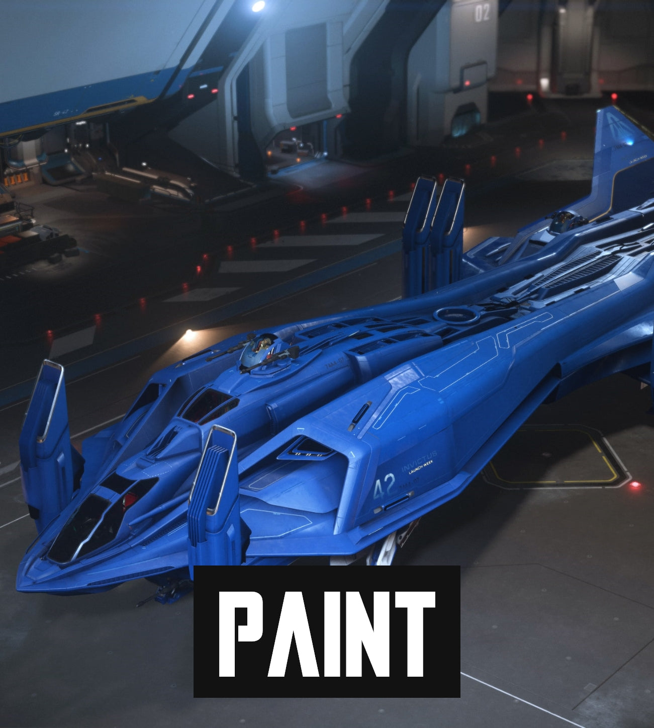 Retaliator - Invictus Blue and Gold Paint