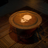 Salvaged Skull Table