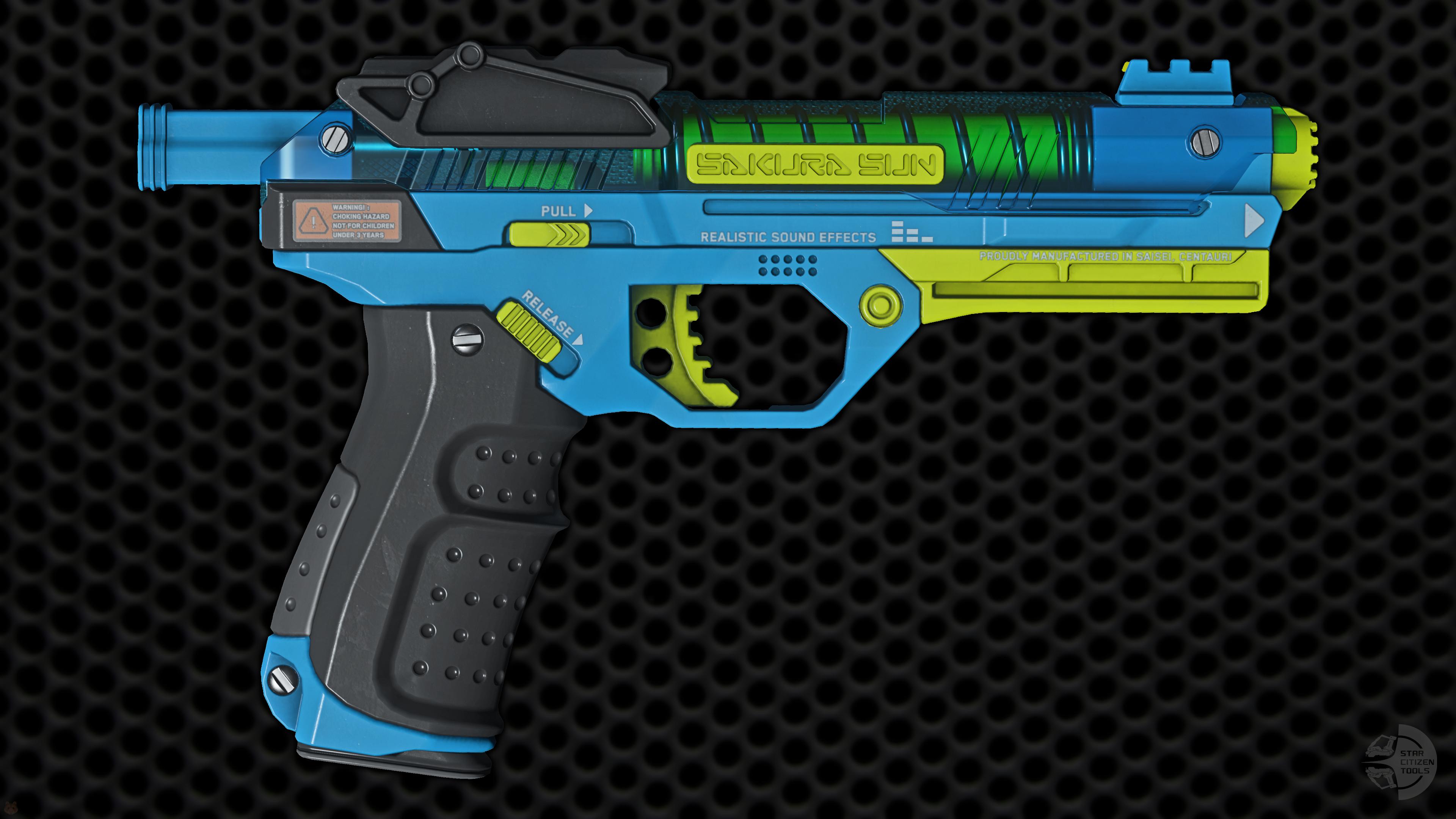 WowBlast "Blue" Desperado Toy Pistol