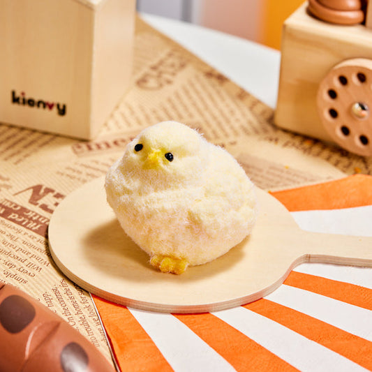 Flocked Chick Taba Squishy