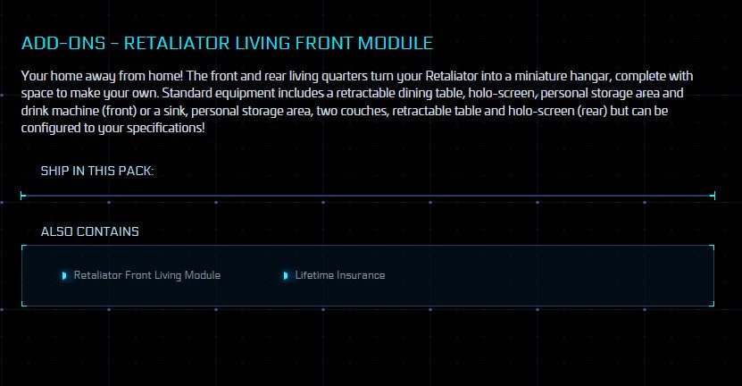 Retaliator Living Module - LTI - Bow (Front)