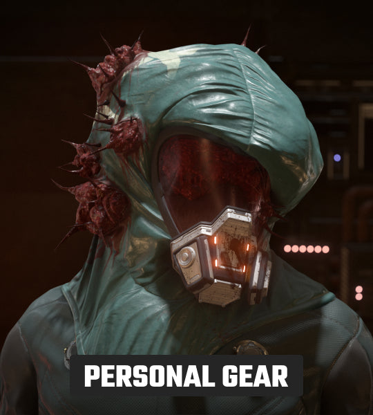 Biohazard Blue Lost Plague Helmet