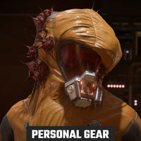 Explosive Orange Lost Plague Helmet