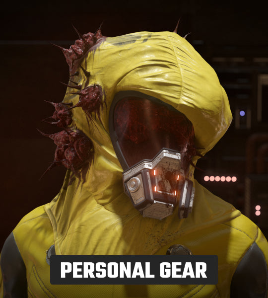 Radioactive Yellow Lost Plague Helmet