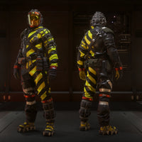 TruBarrier Hazard Suit and Mask - Warning
