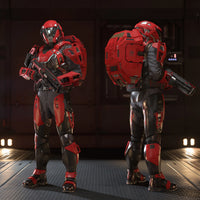 Greycat Aril “Red Alert” Armor & Assault Rifle Kit