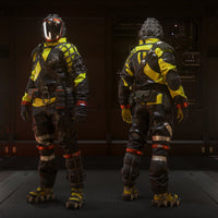 TruBarrier Hazard Suit and Mask - Dark Biohazard