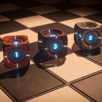 Six-Sided Rotating Dice Set