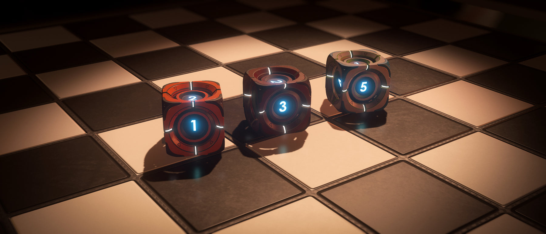 Six-Sided Rotating Dice Set