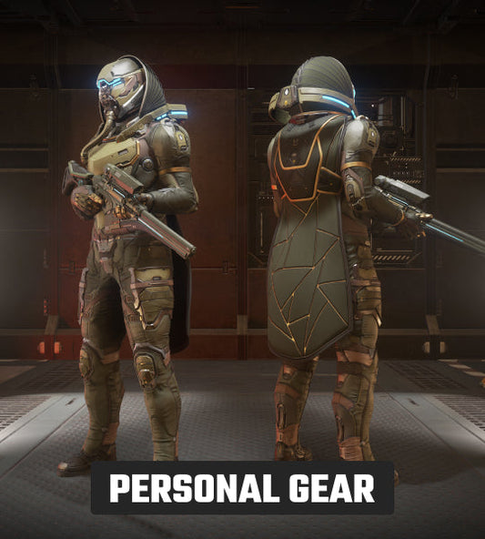 Quirinus Tech Artimex "Wildwood" Armor and Sniper Rifle Set